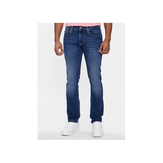 Tommy Jeans Jeansy Scanton DM0DM18139 Granatowy Slim Fit ze sklepu MODIVO w kategorii Jeansy męskie - zdjęcie 168521886