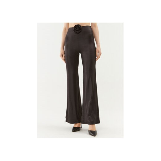 ROTATE Spodnie materiałowe 111019100 Czarny Regular Fit ze sklepu MODIVO w kategorii Spodnie damskie - zdjęcie 168521955