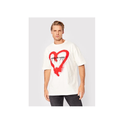 Vision Of Super T-Shirt VS00055STMMA Biały Regular Fit ze sklepu MODIVO w kategorii T-shirty męskie - zdjęcie 168522005