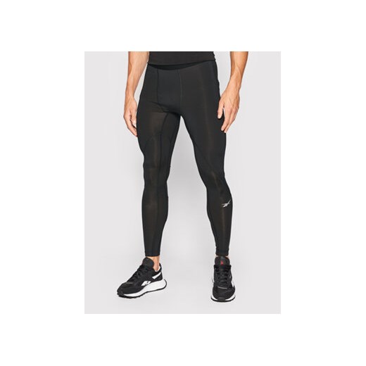Reebok Legginsy Workout Ready HG6381 Czarny Slim Fit ze sklepu MODIVO w kategorii Spodnie męskie - zdjęcie 168522017