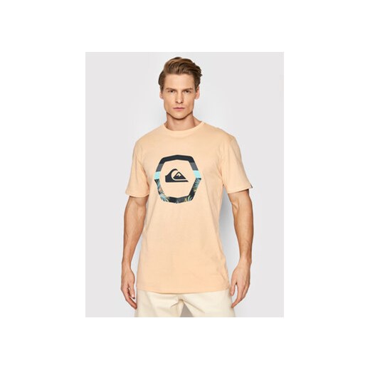 Quiksilver T-Shirt Uprise EQYZT06663 Pomarańczowy Regular Fit ze sklepu MODIVO w kategorii T-shirty męskie - zdjęcie 168522438