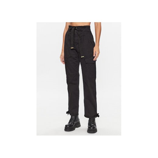 Pinko Spodnie materiałowe 101786 A15L Czarny Regular Fit ze sklepu MODIVO w kategorii Spodnie damskie - zdjęcie 168522949