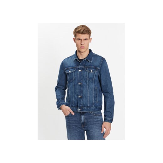 Tommy Hilfiger Kurtka jeansowa MW0MW32110 Niebieski Regular Fit ze sklepu MODIVO w kategorii Kurtki męskie - zdjęcie 168523397
