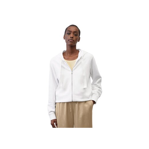 Marc O'Polo Bluza 302400157081 Biały Regular Fit ze sklepu MODIVO w kategorii Bluzy damskie - zdjęcie 168524106