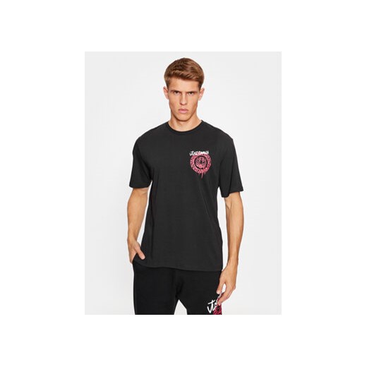 Just Cavalli T-Shirt 75OAHG03 Czarny Regular Fit ze sklepu MODIVO w kategorii T-shirty męskie - zdjęcie 168524168