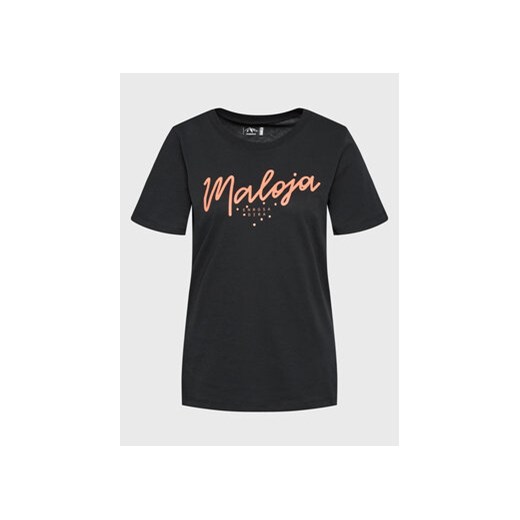 Maloja T-Shirt Vogelbeerem 34403-1-0817 Czarny Regular Fit ze sklepu MODIVO w kategorii Bluzki damskie - zdjęcie 168524437