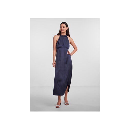 YAS Sukienka koktajlowa 26029760 Niebieski Standard Fit ze sklepu MODIVO w kategorii Sukienki - zdjęcie 168525397