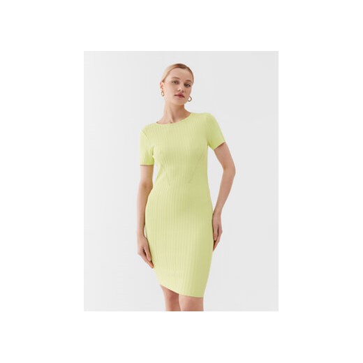 Guess Sukienka codzienna W3YK60 Z2U00 Zielony Slim Fit ze sklepu MODIVO w kategorii Sukienki - zdjęcie 168525598