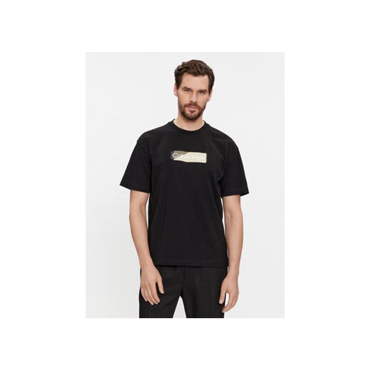 Calvin Klein T-Shirt Layered Gel Logo K10K111845 Czarny Regular Fit ze sklepu MODIVO w kategorii T-shirty męskie - zdjęcie 168526705