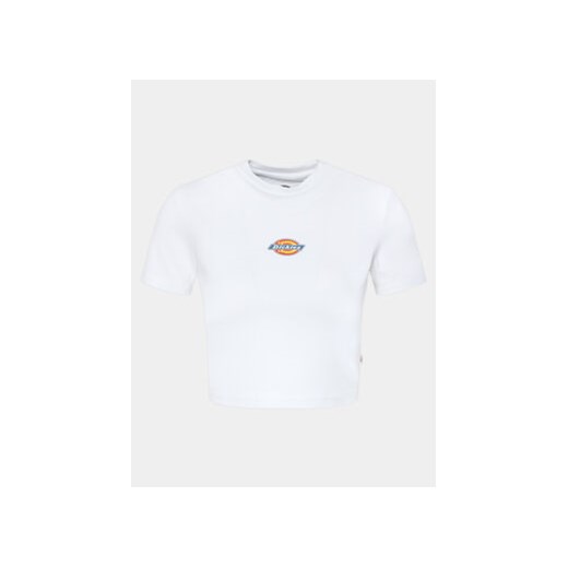 Dickies T-Shirt Maple Valley DK0A4XPOWHX Biały Regular Fit ze sklepu MODIVO w kategorii Bluzki damskie - zdjęcie 168526779