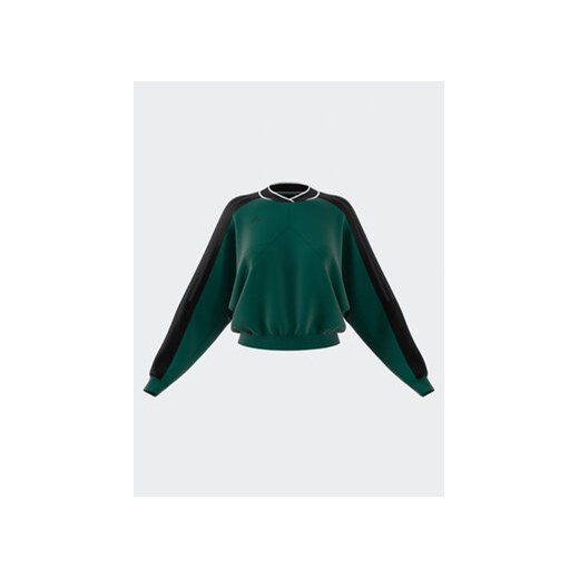 adidas Bluza IM4991 Zielony Loose Fit ze sklepu MODIVO w kategorii Bluzy damskie - zdjęcie 168526798