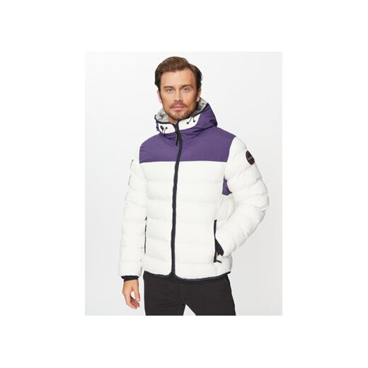 Napapijri Kurtka puchowa NP0A4HEM Écru Regular Fit Napapijri L MODIVO okazyjna cena
