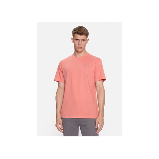 Columbia T-Shirt North Cascades™ Short Sleeve Tee Pomarańczowy Regular Fit ze sklepu MODIVO w kategorii T-shirty męskie - zdjęcie 168527498