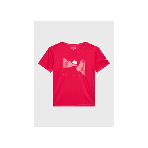 Regatta T-Shirt Alvarado VII RKT143 Różowy Regular Fit ze sklepu MODIVO w kategorii Bluzki dziewczęce - zdjęcie 168527946