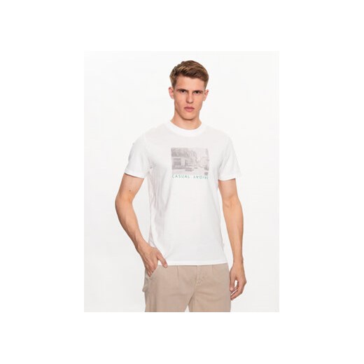 Casual Friday T-Shirt 20504734 Biały Regular Fit ze sklepu MODIVO w kategorii T-shirty męskie - zdjęcie 168528109