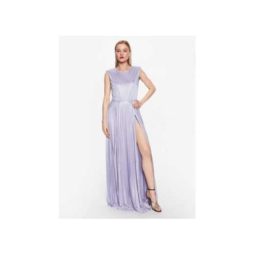 Kontatto Sukienka wieczorowa M1419 Fioletowy Regular Fit ze sklepu MODIVO w kategorii Sukienki - zdjęcie 168528176