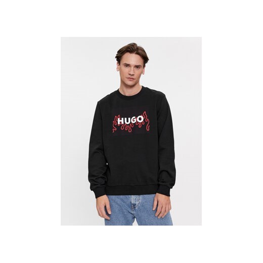 Hugo Bluza Duragol 50506990 Czarny Regular Fit ze sklepu MODIVO w kategorii Bluzy męskie - zdjęcie 168528336