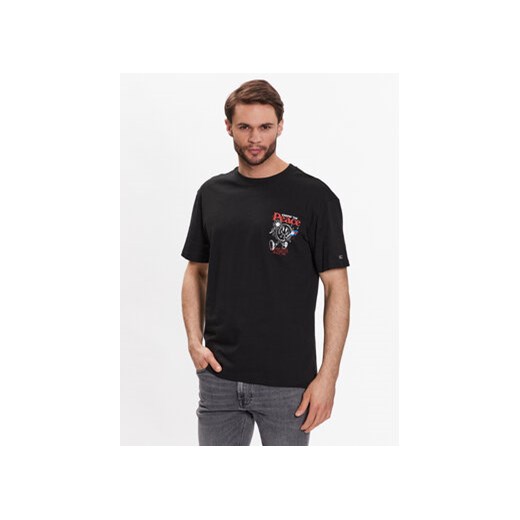 Tommy Jeans T-Shirt Homegrown DM0DM16226 Czarny Regular Fit ze sklepu MODIVO w kategorii T-shirty męskie - zdjęcie 168528337