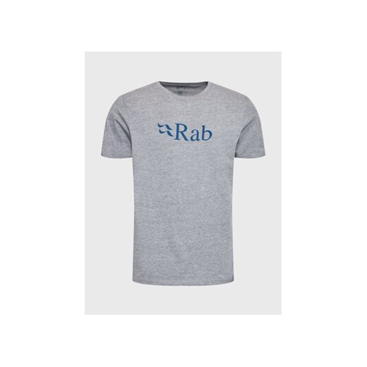 Rab T-Shirt Stance Logo QCB-08-GYM Szary Regular Fit ze sklepu MODIVO w kategorii T-shirty męskie - zdjęcie 168529008