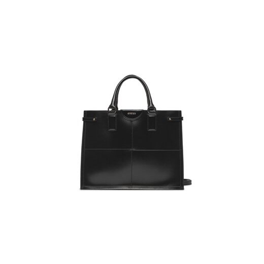 Guess Torebka Isa (PLAIN) HWSTLG L4165 Czarny ze sklepu MODIVO w kategorii Torby Shopper bag - zdjęcie 168529845