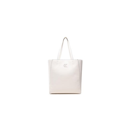 Calvin Klein Torebka Minimal Monogram Shopper32 K60K609292 Beżowy ze sklepu MODIVO w kategorii Torby Shopper bag - zdjęcie 168530087