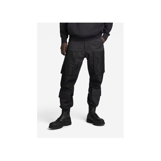 G-Star Raw Joggery 3D PM D23672-D308-6484 Czarny Relaxed Fit ze sklepu MODIVO w kategorii Spodnie męskie - zdjęcie 168530175