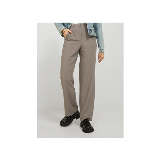 JJXX Spodnie materiałowe 12200674 Beżowy Regular Fit ze sklepu MODIVO w kategorii Spodnie damskie - zdjęcie 168530316