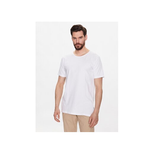 Lindbergh T-Shirt 30-420051 Biały Regular Fit ze sklepu MODIVO w kategorii T-shirty męskie - zdjęcie 168530769