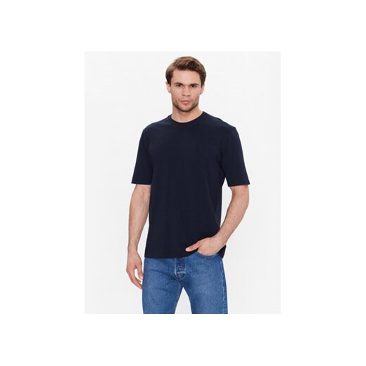 Sisley T-Shirt 3I1XS101J Granatowy Regular Fit ze sklepu MODIVO w kategorii T-shirty męskie - zdjęcie 168530867