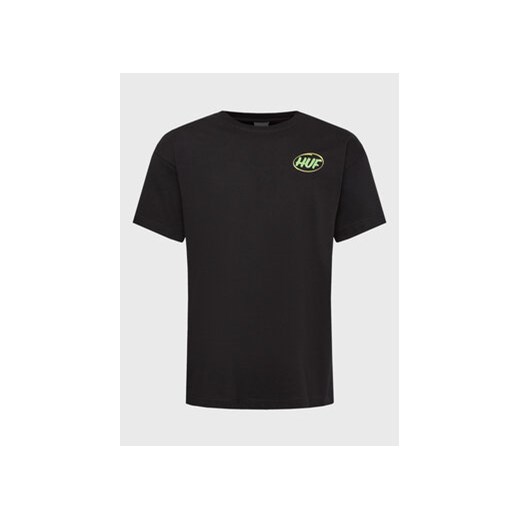 HUF T-Shirt Local Support TS01950 Czarny Regular Fit ze sklepu MODIVO w kategorii T-shirty męskie - zdjęcie 168531087