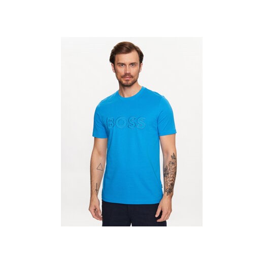Boss T-Shirt 50486200 Niebieski Regular Fit M okazja MODIVO