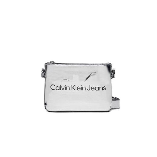 Calvin Klein Jeans Torebka Sculpted Camera Pouch21 Mono S K60K611862 Srebrny uniwersalny MODIVO