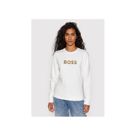 Boss Bluza 50468357 Biały Regular Fit XS okazyjna cena MODIVO
