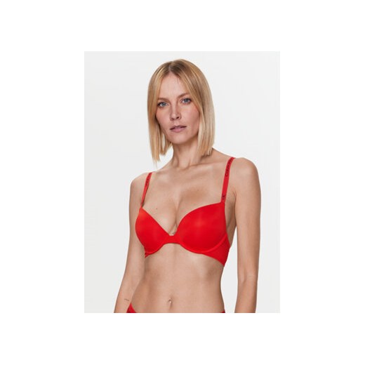 Calvin Klein Underwear Biustonosz push-up 000QF7252E Czerwony ze sklepu MODIVO w kategorii Biustonosze - zdjęcie 168531908