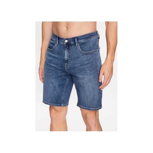 Casual Friday Szorty jeansowe 20504124 Niebieski Slim Fit ze sklepu MODIVO w kategorii Spodenki męskie - zdjęcie 168532165
