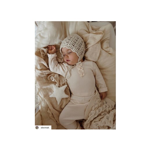 Jamiks Komplet body i spodnie Ariel I JZF202 Beżowy Regular Fit ze sklepu MODIVO w kategorii Komplety niemowlęce - zdjęcie 168532207