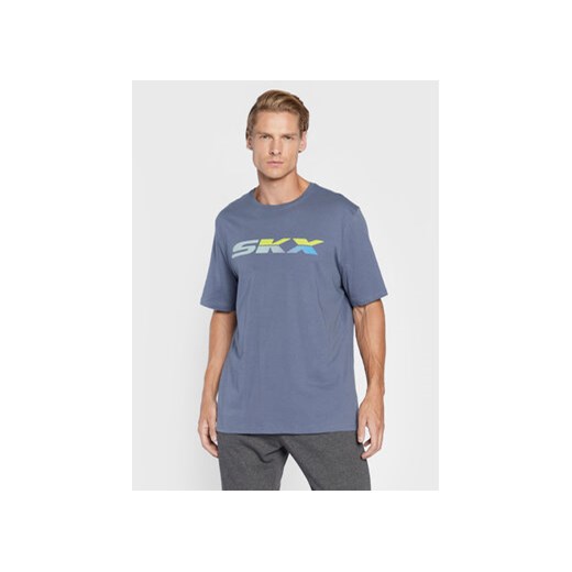 Skechers T-Shirt Phantom MTS340 Niebieski Regular Fit ze sklepu MODIVO w kategorii T-shirty męskie - zdjęcie 168532299