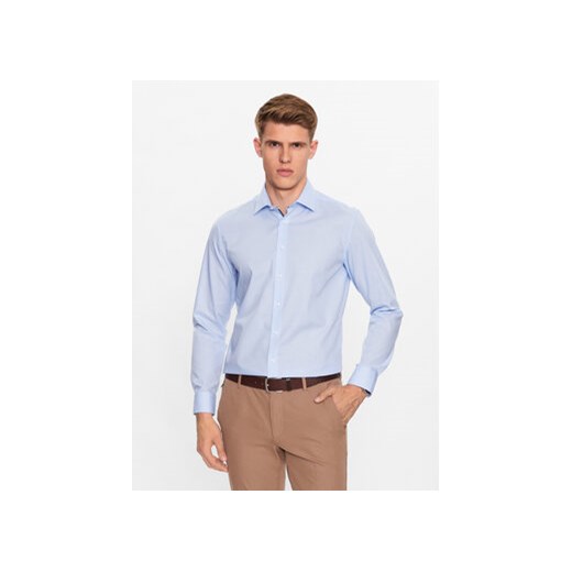 Seidensticker Koszula 01.653760 Niebieski Slim Fit ze sklepu MODIVO w kategorii Koszule męskie - zdjęcie 168532357