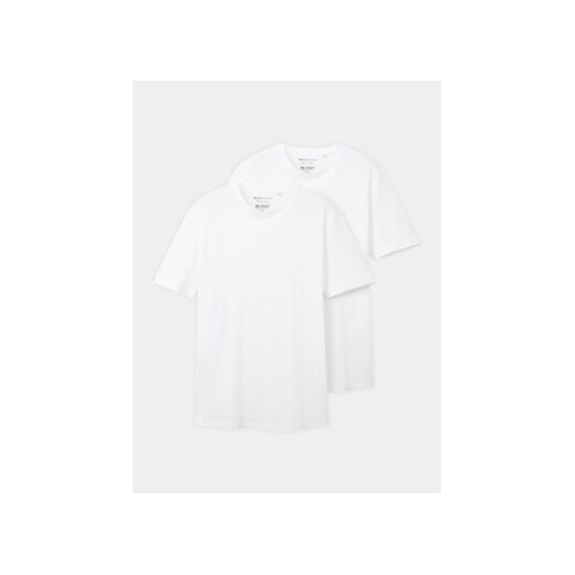 Tom Tailor Denim Komplet 2 t-shirtów 1038633 Biały Regular Fit ze sklepu MODIVO w kategorii T-shirty męskie - zdjęcie 168532417