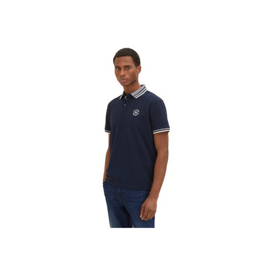 Tom Tailor Polo 1035575 Granatowy Regular Fit ze sklepu MODIVO w kategorii T-shirty męskie - zdjęcie 168532615
