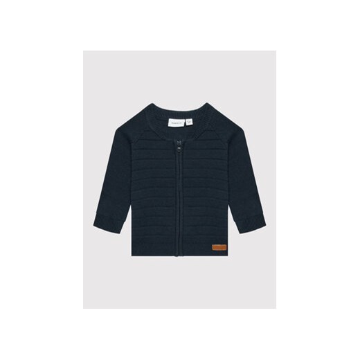 NAME IT Kardigan 13200009 Granatowy Regular Fit ze sklepu MODIVO w kategorii Bluzy i swetry - zdjęcie 168533057