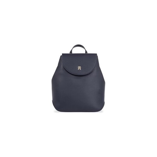 Tommy Hilfiger Plecak Staple AW0AW15193 Granatowy Tommy Hilfiger uniwersalny wyprzedaż MODIVO