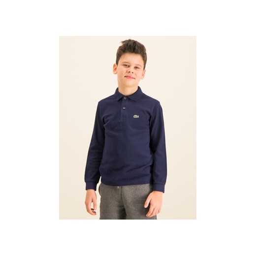 Lacoste Polo PJ8915 Granatowy Regular Fit ze sklepu MODIVO w kategorii T-shirty chłopięce - zdjęcie 168533366