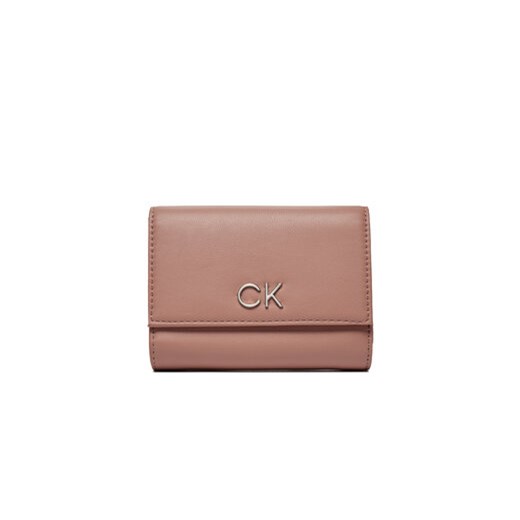 Calvin Klein Duży Portfel Damski Re-Lock Trifold Md K60K608994 Różowy Calvin Klein uniwersalny MODIVO