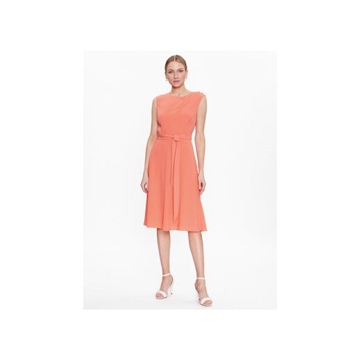 Lauren Ralph Lauren Sukienka codzienna 250889183 Pomarańczowy Regular Fit ze sklepu MODIVO w kategorii Sukienki - zdjęcie 168534418