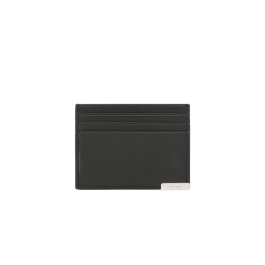 Calvin Klein Etui na karty kredytowe Modern Plaque Cardholder 6cc K50K509987 Czarny ze sklepu MODIVO w kategorii Portfele męskie - zdjęcie 168534766
