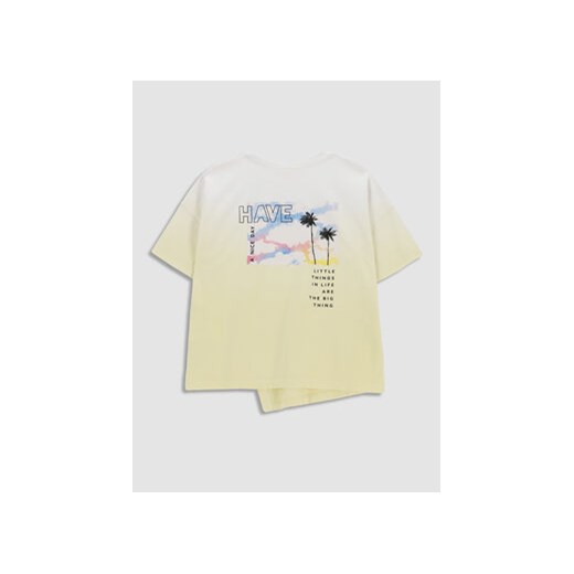 Coccodrillo T-Shirt WC3143205DRJ Żółty Regular Fit ze sklepu MODIVO w kategorii Bluzki dziewczęce - zdjęcie 168534817