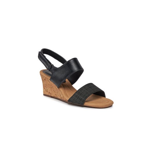 Clarks Sandały Kyarra Faye 26171237 Czarny Clarks 39 MODIVO