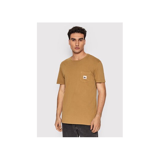 Quiksilver T-Shirt Sub Mission EQYZT06692 Brązowy Regular Fit ze sklepu MODIVO w kategorii T-shirty męskie - zdjęcie 168534978