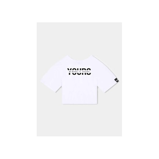 DKNY T-Shirt D35T18 D Biały Regular Fit ze sklepu MODIVO w kategorii T-shirty chłopięce - zdjęcie 168535005